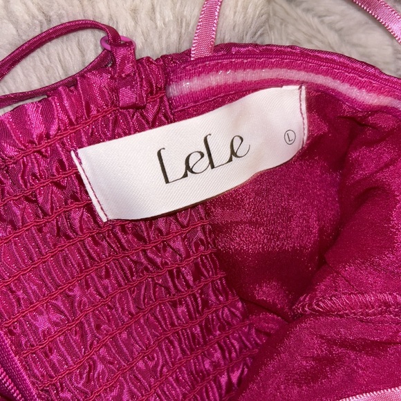 Flower Ruffle Dress - Picture 3 of 3